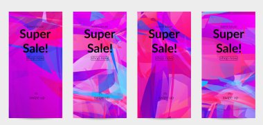 Soyut, rengarenk, parçalanmış cam dokusu. Şeffaf üstüste binen keskin parçacıklar buz kristali dijital etkisi yaratır. Patlama patlayıcısının hareket düzeni. Arkaplan şablonu rastgele kırılgan hareket.