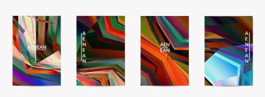 Soyut vektör uçuş şablonu. Çapraz geometrik renkli desen. Mikroskobik görüş kristal yapısında polarize ışık. Dinamik bilgisayar filtrelenmiş çok renkli sanatsal arkaplan.