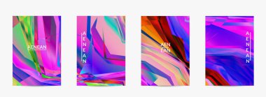 Soyut vektör uçuş şablonu. Çapraz geometrik renkli desen. Mikroskobik görüş kristal yapısında polarize ışık. Dinamik bilgisayar filtrelenmiş çok renkli sanatsal arkaplan.