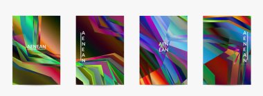 Soyut vektör uçuş şablonu. Çapraz geometrik renkli desen. Mikroskobik görüş kristal yapısında polarize ışık. Dinamik bilgisayar filtrelenmiş çok renkli sanatsal arkaplan.