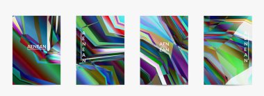 Soyut vektör uçuş şablonu. Çapraz geometrik renkli desen. Mikroskobik görüş kristal yapısında polarize ışık. Dinamik bilgisayar filtrelenmiş çok renkli sanatsal arkaplan.