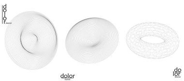 Soyut tel çerçeve vektör nesnesi ayarlandı. Üç boyutlu dijital yüzey. Geometrik yapı o bilgisayar modelleme geometrik şekil. Düşük polyester logosu beyaza izole edilmiş. Fütürist sanat tasarımı ögesi