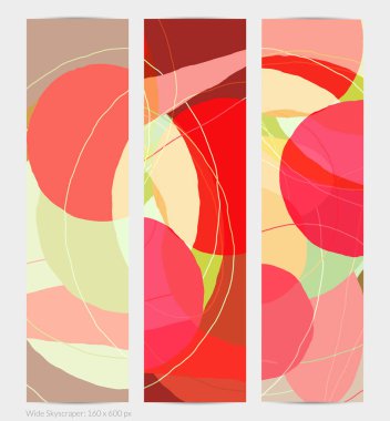 Asgari moda tarzında bir grup vektör soyut yaratıcı arka plan. Sosyal medya için modern şablonlar. Eğlenceli karalama şekli. Soyut geometrik şekilleri ve renkleri olan sanat manzarası.