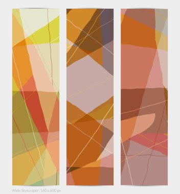 Asgari moda tarzında bir grup vektör soyut yaratıcı arka plan. Sosyal medya için modern şablonlar. Eğlenceli karalama şekli. Soyut geometrik şekilleri ve renkleri olan sanat manzarası.