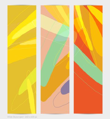 Asgari moda tarzında bir grup vektör soyut yaratıcı arka plan. Sosyal medya için modern şablonlar. Eğlenceli karalama şekli. Soyut geometrik şekilleri ve renkleri olan sanat manzarası.