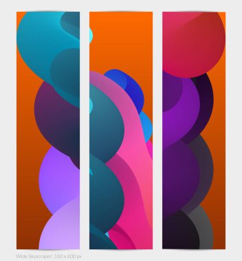 Üç boyutlu sıvı dalgalı şekil. Parlak bulutlu fütüristik arka plan. Soyut müzik dalgalarında canlı gradyan akışı. Dinamik sıvı doku. Moda pankartı tasarımı için yaratıcı vektör şablonu.