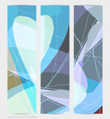 Asgari moda tarzında bir grup vektör soyut yaratıcı arka plan. Sosyal medya için modern şablonlar. Eğlenceli karalama şekli. Soyut geometrik şekilleri ve renkleri olan sanat manzarası.