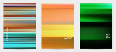 Hızlı, parlak, bulanık çizgiler çizen soyut doğa afişi. Dünya çevresinin doğal renkleri. Akışkan hareket eğrisi dokusu.