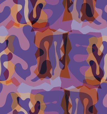 Organik Matisse şekillerinin kusursuz desenleri. Doğal toprak renkleri. Çiçekli sualtı yaşamı. Soyut deniz yosunu kamuflaj arka planı. Moda dalgalı geometri. Rastgele katmanlanmış el çizimi sanat.