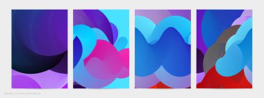 Üç boyutlu sıvı dalgalı şekil. Parlak bulutlu fütüristik arka plan. Soyut müzik dalgalarında canlı gradyan akışı. Dinamik sıvı doku. Moda uçucu tasarımı için yaratıcı vektör şablonu.