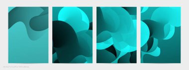 Üç boyutlu sıvı dalgalı şekil. Parlak bulutlu fütüristik arka plan. Soyut müzik dalgalarında canlı gradyan akışı. Dinamik sıvı doku. Moda uçucu tasarımı için yaratıcı vektör şablonu.