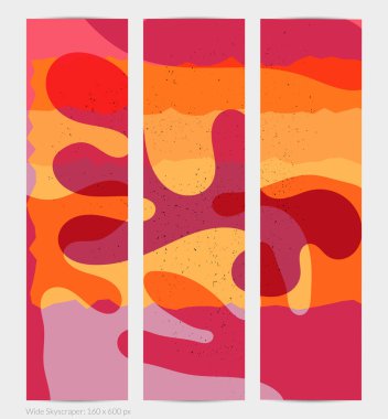 Matisse organik grange desenli. Doğal çiçek motifli soyut çağdaş web afişi şablonu. Asgari orta yüzyıl sanat geçmişi. Düz toprak renklerinde sanatsal botanik elementler.