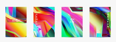 Soyut vektör uçuş şablonu. Çapraz geometrik renkli desen. Mikroskobik görüş kristal yapısında polarize ışık. Dinamik bilgisayar filtrelenmiş çok renkli sanatsal arkaplan.