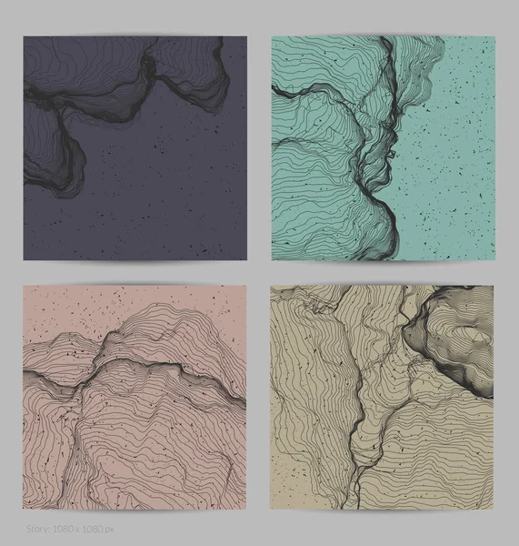 Çok ince bir ağ şekli. Soyut 3D bilgisayar modelleme bilim geometrisi. Gelişigüzel parçacıklarla etkileşen fütüristik ses dalgası. Düz dünyevi arkaplanda büyüyen küf dokusu.