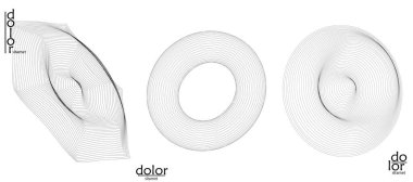 Soyut vektör nesnesi ayarlandı. Geometrik tel çerçeve şeklinin moleküler yapı yapısı. Teknoloji bilgisayar bilimi tasarım elementi. Üç boyutlu dijital modelleme. Optik sanat arkaplanı.