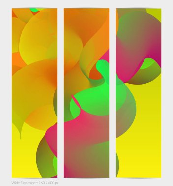 Üç boyutlu sıvı dalgalı şekil. Parlak bulutlu fütüristik arka plan. Soyut müzik dalgalarında canlı gradyan akışı. Dinamik sıvı doku. Moda pankartı tasarımı için yaratıcı vektör şablonu.