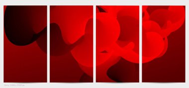 Üç boyutlu sıvı dalgalı şekil. Parlak bulutlu fütüristik arka plan. Soyut müzik dalgalarında canlı gradyan akışı. Dinamik sıvı doku. Moda post tasarımı için yaratıcı vektör şablonu.