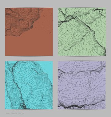 Çok ince bir ağ şekli. Soyut 3D bilgisayar modelleme bilim geometrisi. Gelişigüzel parçacıklarla etkileşen fütüristik ses dalgası. Düz dünyevi arkaplanda büyüyen küf dokusu.