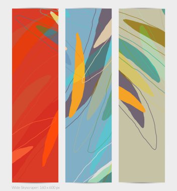 Asgari moda tarzında bir grup vektör soyut yaratıcı arka plan. Sosyal medya için modern şablonlar. Eğlenceli karalama şekli. Soyut geometrik şekilleri ve renkleri olan sanat manzarası.