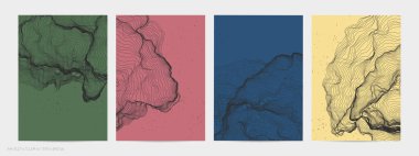 Çok ince bir ağ şekli. Soyut 3D bilgisayar modelleme bilim geometrisi. Gelişigüzel parçacıklarla etkileşen fütüristik ses dalgası. Düz dünyevi arkaplanda büyüyen küf dokusu.