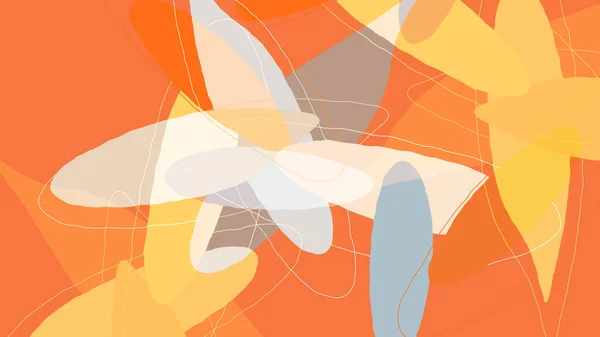 Asgari moda tarzında bir grup vektör soyut yaratıcı arka plan. Sosyal medya için modern şablonlar. Eğlenceli karalama şekli. Soyut geometrik şekilleri ve renkleri olan sanat manzarası.