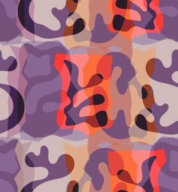 Organik Matisse şekillerinin kusursuz desenleri. Doğal toprak renkleri. Çiçekli sualtı yaşamı. Soyut deniz yosunu kamuflaj arka planı. Moda dalgalı geometri. Rastgele katmanlanmış el çizimi sanat.