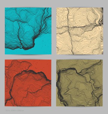 Çok ince bir ağ şekli. Soyut 3D bilgisayar modelleme bilim geometrisi. Gelişigüzel parçacıklarla etkileşen fütüristik ses dalgası. Düz dünyevi arkaplanda büyüyen küf dokusu.