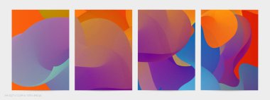 Üç boyutlu sıvı dalgalı şekil. Parlak bulutlu fütüristik arka plan. Soyut müzik dalgalarında canlı gradyan akışı. Dinamik sıvı doku. Moda uçucu tasarımı için yaratıcı vektör şablonu.