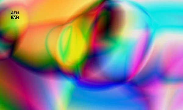 Abstracto Suave Gradiente Colores Brillante Llamarada Efecto Movimiento Auroras Boreales — Vector de stock