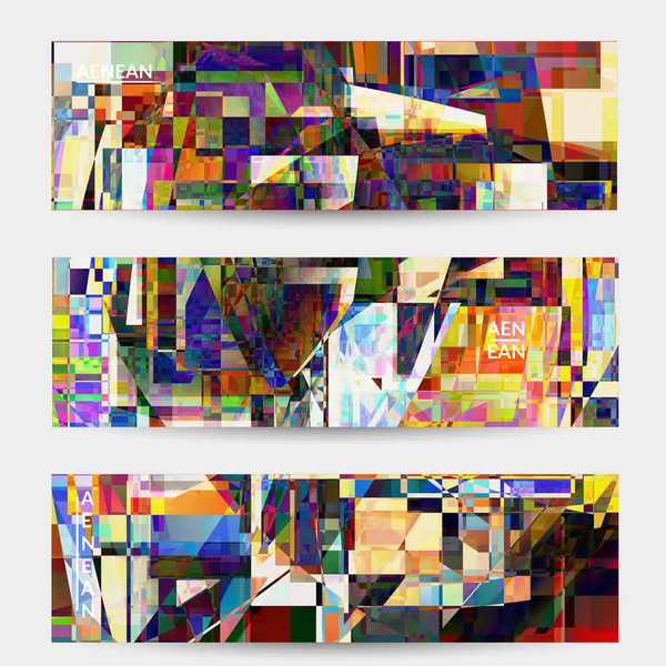 Αφηρημένο Πρότυπο Διάνυσμα Μικρό Σπασμένο Pixel Παραμόρφωση Δυσλειτουργία Τέχνης Γεωμετρικό — Διανυσματικό Αρχείο