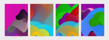 Üç boyutlu sıvı dalgalı şekil. Parlak bulutlu fütüristik arka plan. Soyut müzik dalgalarında canlı gradyan akışı. Dinamik sıvı doku. Moda uçucu tasarımı için yaratıcı vektör şablonu.