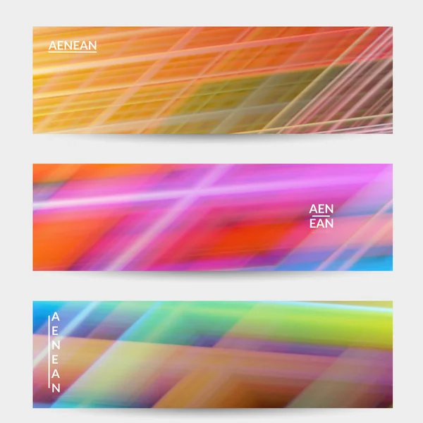 Abstract Nature Banner Speed Moving Fast Bright Blurred Lines Natural — Stock Vector