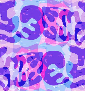 Organik Matisse şekillerinin kusursuz desenleri. Doğal toprak renkleri. Çiçekli sualtı yaşamı. Soyut deniz yosunu kamuflaj arka planı. Moda dalgalı geometri. Rastgele katmanlanmış el çizimi sanat.