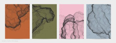 Çok ince bir ağ şekli. Soyut 3D bilgisayar modelleme bilim geometrisi. Gelişigüzel parçacıklarla etkileşen fütüristik ses dalgası. Düz dünyevi arkaplanda büyüyen küf dokusu.