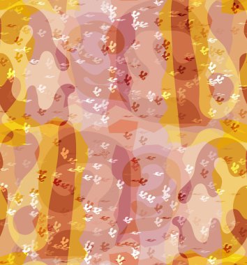 Organik Matisse şekillerinin kusursuz desenleri. Doğal toprak renkleri. Çiçekli sualtı yaşamı. Soyut deniz yosunu kamuflaj arka planı. Moda dalgalı geometri. Rastgele katmanlanmış el çizimi sanat.