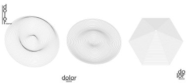 Soyut vektör nesnesi ayarlandı. Geometrik tel çerçeve şeklinin moleküler yapı yapısı. Teknoloji bilgisayar bilimi tasarım elementi. Üç boyutlu dijital modelleme. Optik sanat arkaplanı.