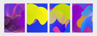 Üç boyutlu sıvı dalgalı şekil. Parlak bulutlu fütüristik arka plan. Soyut müzik dalgalarında canlı gradyan akışı. Dinamik sıvı doku. Moda uçucu tasarımı için yaratıcı vektör şablonu.