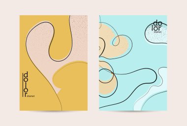 Eko ambalaj vektör tasarımı. Düz renkli meyve logosu ve grunge deseni. Doodle sebze çiziyor. Sağlıklı yiyecek. Vegan cıvata eskiz posteri. Yaz organik taze kavram.