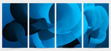 Üç boyutlu sıvı dalgalı şekil. Parlak bulutlu fütüristik arka plan. Soyut müzik dalgalarında canlı gradyan akışı. Dinamik sıvı doku. Moda post tasarımı için yaratıcı vektör şablonu.