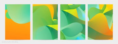 Üç boyutlu sıvı dalgalı şekil. Parlak bulutlu fütüristik arka plan. Soyut müzik dalgalarında canlı gradyan akışı. Dinamik sıvı doku. Moda uçucu tasarımı için yaratıcı vektör şablonu.