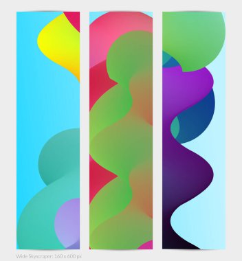 Üç boyutlu sıvı dalgalı şekil. Parlak bulutlu fütüristik arka plan. Soyut müzik dalgalarında canlı gradyan akışı. Dinamik sıvı doku. Moda pankartı tasarımı için yaratıcı vektör şablonu.