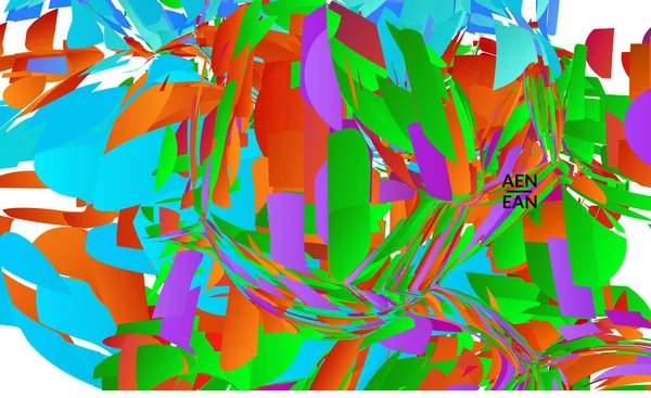Plantilla Landing Page Abstracta Con Explosión Partículas Pequeñas Aleatorias Color — Archivo Imágenes Vectoriales