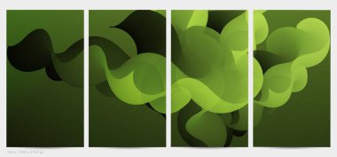 Üç boyutlu sıvı dalgalı şekil. Parlak bulutlu fütüristik arka plan. Soyut müzik dalgalarında canlı gradyan akışı. Dinamik sıvı doku. Moda post tasarımı için yaratıcı vektör şablonu.