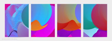 Üç boyutlu sıvı dalgalı şekil. Parlak bulutlu fütüristik arka plan. Soyut müzik dalgalarında canlı gradyan akışı. Dinamik sıvı doku. Moda uçucu tasarımı için yaratıcı vektör şablonu.