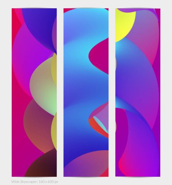 Üç boyutlu sıvı dalgalı şekil. Parlak bulutlu fütüristik arka plan. Soyut müzik dalgalarında canlı gradyan akışı. Dinamik sıvı doku. Moda pankartı tasarımı için yaratıcı vektör şablonu.