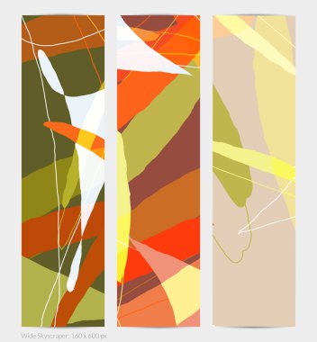 Asgari moda tarzında bir grup vektör soyut yaratıcı arka plan. Sosyal medya için modern şablonlar. Eğlenceli karalama şekli. Soyut geometrik şekilleri ve renkleri olan sanat manzarası.