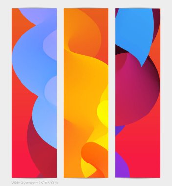 Üç boyutlu sıvı dalgalı şekil. Parlak bulutlu fütüristik arka plan. Soyut müzik dalgalarında canlı gradyan akışı. Dinamik sıvı doku. Moda pankartı tasarımı için yaratıcı vektör şablonu.