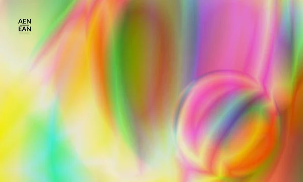 Abstracto Suave Gradiente Colores Brillante Llamarada Efecto Movimiento Auroras Boreales — Vector de stock