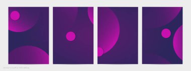 Derin eğimli ve kaybolan geometrik şekilli soyut geometrik uçucu. Sosyal medya afişi için modern şablon. Kağıt kesimi gerçekçi gölgesi olan çağdaş malzeme tasarımı.