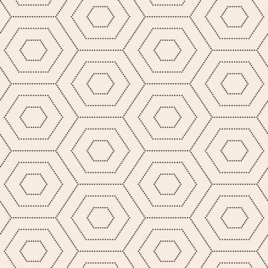 Kusursuz vektör deseni. Soyut basit geometrik doku. Eski sarı kağıtta koyu kahverengi. Geriye dönük ince çizgiler. Modern kafes grafik tasarımı.